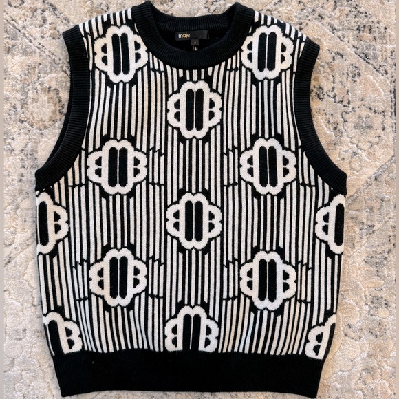 Maje Sweater Vest Sleeveless - Picture 2 of 6